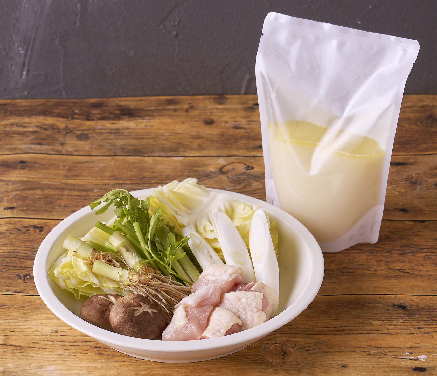 比内地鶏と水炊き